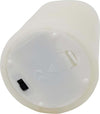 Candela panna a led decorazione luminosa per interno cilindrica da h12 cm Casa e cucina/Decorazioni per interni/Candele e portacandele/Candele/Candele a colonna MagiediNatale.it - Altamura, Commerciovirtuoso.it
