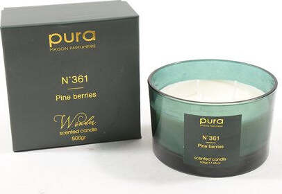 Candela-profumata-Mercury-81510-PURA-N.361-Wonder-Green-in-Vetro-Assor