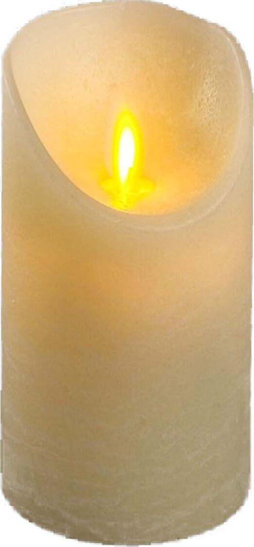 Candela Rustic a led effetto fiamma, decorazione da interni per centrotavola Casa e cucina/Decorazioni per interni/Candele e portacandele/Candele/Candele a colonna Decor Space - Altamura, Commerciovirtuoso.it