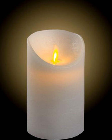 Candela Rustic a led effetto fiamma, decorazione da interni per centrotavola Casa e cucina/Decorazioni per interni/Candele e portacandele/Candele/Candele a colonna Decor Space - Altamura, Commerciovirtuoso.it