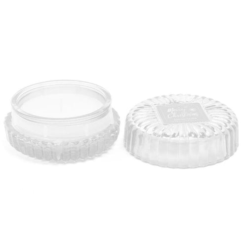 Candela profumata nel cofanetto in vetro decorazione ambienti