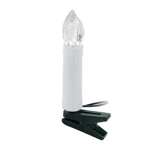 Ghirlanda con candele luce LED con clip per decorazioni natalizie