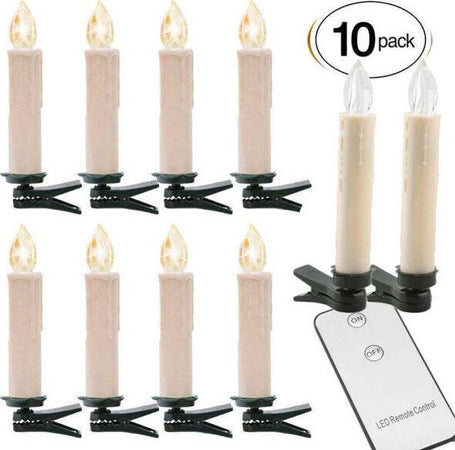 Candele Natalizie Led 10 Pezzi Senza Fili Con Telecomando Decora Albero Natale Casa e cucina/Decorazioni per interni/Addobbi e decorazioni per ricorrenze/Decorazioni natalizie/Oggettistica Trade Shop italia - Napoli, Commerciovirtuoso.it