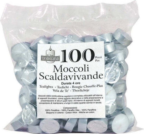 Candele Tea Light Moccoli Scaldavivande Tealights In Paraffina Naturale 100pz Casa e cucina/Decorazioni per interni/Candele e portacandele/Candele/Lumini Trade Shop italia - Napoli, Commerciovirtuoso.it