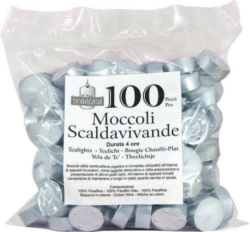 Candele Tea Light Moccoli Scaldavivande Tealights In Paraffina Naturale 100pz Casa e cucina/Decorazioni per interni/Candele e portacandele/Candele/Lumini Trade Shop italia - Napoli, Commerciovirtuoso.it