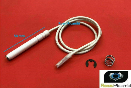 CANDELETTA CUCINA GLEM GAS ACCENSIONE SPARTIFIAMMA PIANO COTTURA - 58 mm Casa e cucina/Grandi elettrodomestici/Accessori e parti di ricambio/Ricambi e accessori per piani cottura/Anelli per fuochi per piani cottura Rossi Ricambi - Venetico Marina, Commerciovirtuoso.it
