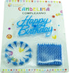 Candeline Scritta Happy Birthday Celeste Torta Festa Party Compleanno 61593b Prodotti per Feste Trade Shop italia - Napoli, Commerciovirtuoso.it