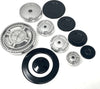 CANDY-HOOVER-KIT-5-BRUCIATORI-+PIATTELLI-SPARTIFIAMMA-4-FUOCHI+TRIPLA-CORONA-CUCINA-GAS