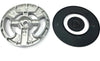 Candy-Hoover-Zerowatt-bruciatore-tripla-corona-piattelli-neri-lucidi-cucina-gas