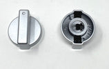 CANDY IBERNA GASFIRE ZEROWATT - MANOPOLA CUCINA PIANO COTTURA ARGENTO Casa e cucina/Elettrodomestici per la cucina/Accessori e parti di ricambio/Parti di ricambio per fornelli Rossi Ricambi - Venetico Marina, Commerciovirtuoso.it