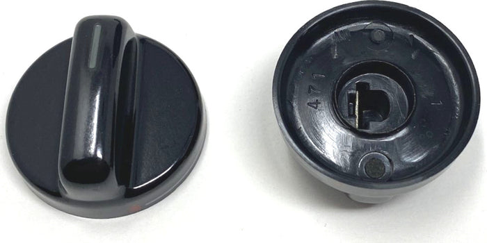 COMPATIBILE ARISTON HOTPOINT INDESIT WHIRLPOOL 1 Manopola Nera Per