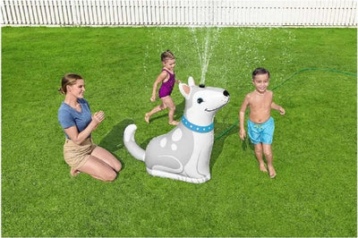 Cane Spruzza Acqua Irrigatore Gioco Gonfiabile Happy Husky 112x44x100 Cm 52570 Giochi e giocattoli/Sport e giochi all'aperto/Giochi aquatici e piscine per bambini/Canotti e gonfiabili galleggianti Trade Shop italia - Napoli, Commerciovirtuoso.it