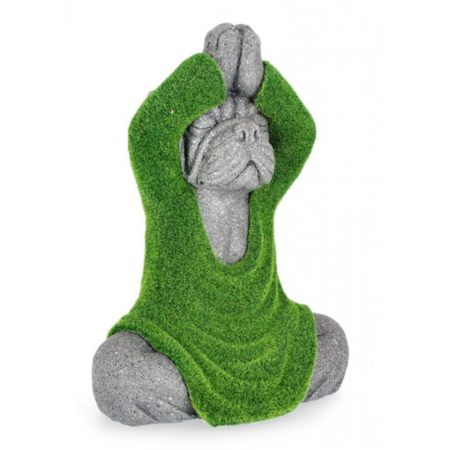 Decorazione Animali Yoga Seduto in Magnesio per uso interno ed esterno.