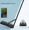 Canestro-Basket-a-6-Altezze-Regolabili-con-Base-Riempibile-e-Rotelle,-in-PE,-Acciaio-e-Poliestere,-Nero-LK6A61-060V00BKLK6