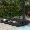 Canestro-Basket-a-6-Altezze-Regolabili-con-Base-Riempibile-e-Rotelle,-in-PE,-Acciaio-e-Poliestere,-Nero-LK6A61-060V00BKLK6