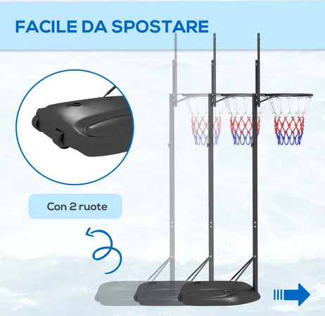 Canestro-Basket-ad-Altezza-Regolabile-con-Base-Riempibile,-Canestro-da-Basket-in-Acciaio-e-PE,-Nero-GF6A61-056V00BKGF6