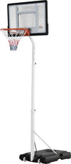 Canestro-Basket-per-Adulti-con-Tabellone-in-PVC-Regolabile-210-260cm-Ruote-Integrate-Bianco-JQ8A61-029WTJQ8
