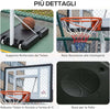 Canestro-Basket-per-Adulti-con-Tabellone-in-PVC-Regolabile-210-260cm-Ruote-Integrate-Bianco-JQ8A61-029WTJQ8