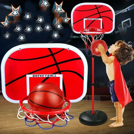 Canestro Basket Per Bambini Con Tabellone Altezza Regolabile 75 - 155 Cm + Palla Giocattoli e infanzia > Giocattoli e Modellismo > Giochi per Bambini Trade Shop italia - Napoli, Commerciovirtuoso.it