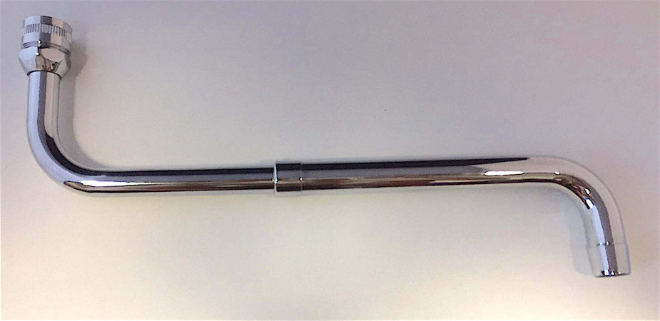Canna becco universale per rubinetto, allungabile 23/40 cm rovesciabile