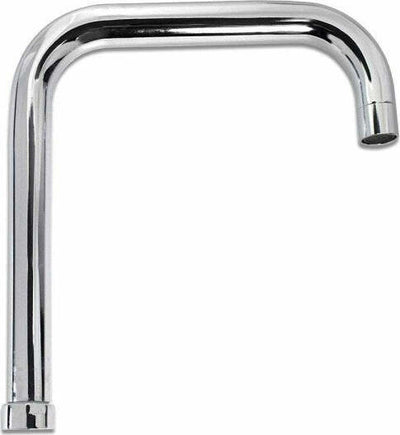 Canna-Di-Ricambio-Cucina-Quadrata-Per-Miscelatore-Lavello-Cromato-Lucido-26cm