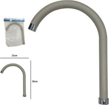 Canna-Di-Ricambio-Miscelatore-Rubinetto-Cucina-Lavello-Alta-Tonda-Curva-Avena