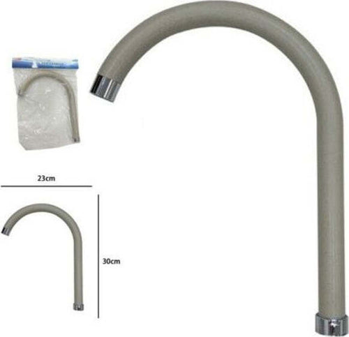 Canna-Di-Ricambio-Miscelatore-Rubinetto-Cucina-Lavello-Alta-Tonda-Curva-Avena