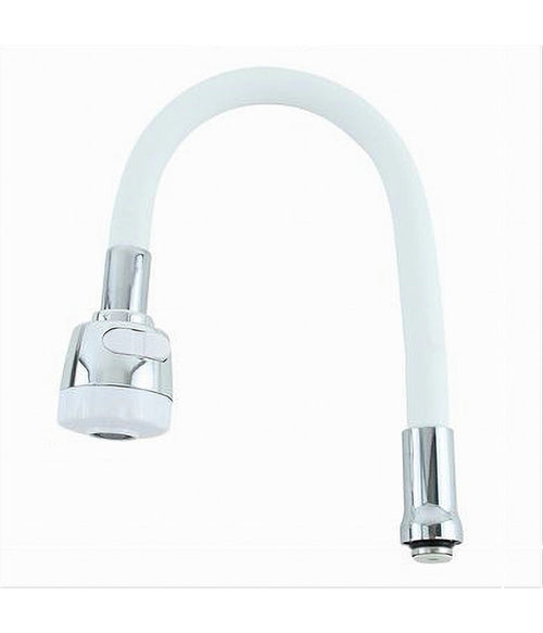 Canna Ricambio Miscelatore Rompigetto Rubinetto Cucina Flessibile Bianco 87508