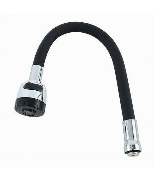 Canna Ricambio Per Miscelatore Rompigetto Rubinetto Cucina Flessibile Nero 87509