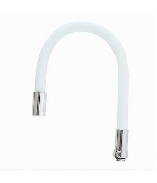 Canna Ricambio Tubo Flessibile Per Rubinetto Lavello Da Cucina Bianco 50cm 87505