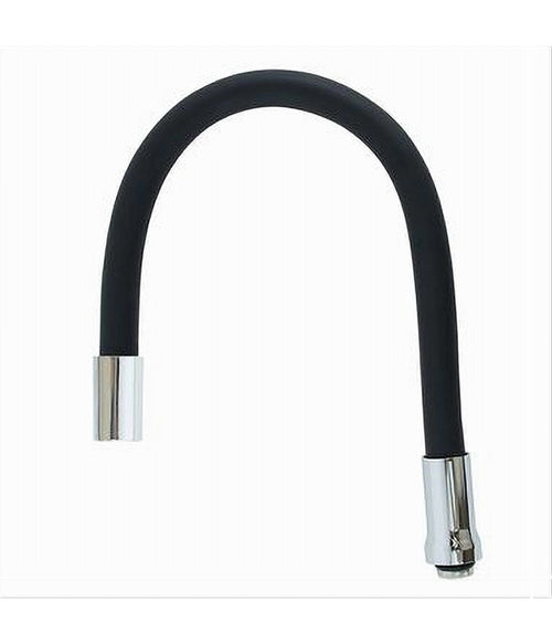 Canna Ricambio Tubo Flessibile Per Rubinetto Lavello Da Cucina Nero 50 Cm 87506