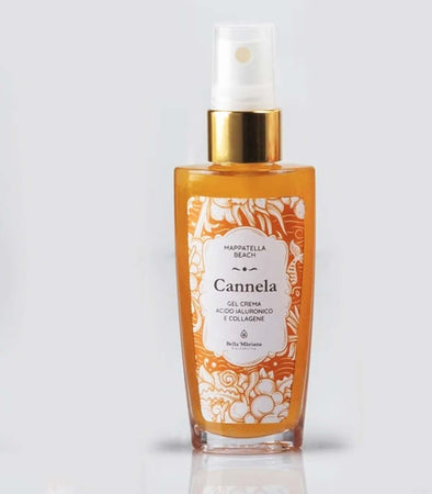 Cannela Crema Viso Acido Ialuronico E Collagene Crema Spray Doposole 50 ml 100% Vegana Bella 'Mbriana Biocosmetica