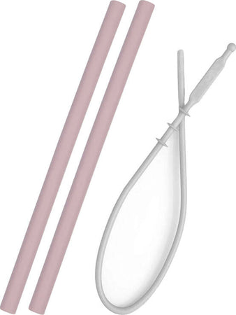 Cannucce in silicone con detergente rosa Minikoioi Casa e cucina/Utensili da cucina/Accessori vino e bar/Cannucce/Cannucce riutilizzabili La Casa Del Bebè - Napoli, Commerciovirtuoso.it