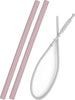 Cannucce in silicone con detergente rosa Minikoioi Casa e cucina/Utensili da cucina/Accessori vino e bar/Cannucce/Cannucce riutilizzabili La Casa Del Bebè - Napoli, Commerciovirtuoso.it