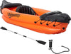 Canoa-Gonfiabile-2-Posti-in-PVC-con-2-Remi-in-Alluminio-e-Accessori,-Arancione-TG8A31-007TG8