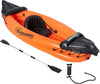 Canoa-Gonfiabile-2-Posti-in-PVC-con-2-Remi-in-Alluminio-e-Accessori,-Arancione-TG8A31-007TG8