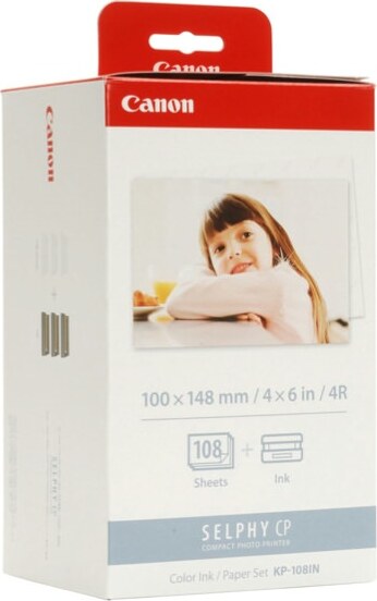Canon - Carta fotografica - 100 x 148mm 108 Fogli con inchiostro kp108ip Elettronica/Informatica/Stampanti e accessori/Accessori per stampanti a inchiostro e laser/Cartucce d'inchiostro Eurocartuccia - Pavullo, Commerciovirtuoso.it
