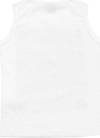 Canotta Bambino 100% Cotone Bianca Stampata Surf Club Canottiera Girocollo Bimbo Maglietta Estiva Stampa Multi Colore Tavola Surf CANOTTA Piccole Canaglie - Tropea, Commerciovirtuoso.it