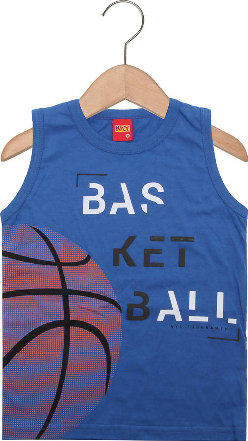 Canotta Bambino 100% Cotone Stampata Basket Canottiera Girocollo Bimbo Maglietta Estiva Stampa Basketball CANOTTA Piccole Canaglie - Tropea, Commerciovirtuoso.it