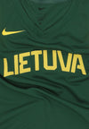 Nike Canotta Basket Uomo Limited Road Basketball Jersey Team Lithuania Gorge Green/chile Red da uomo