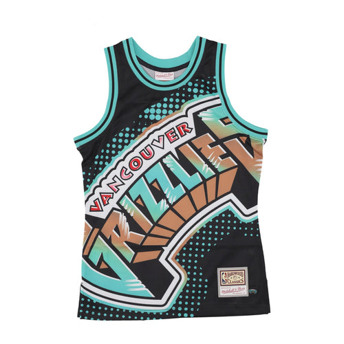 MITCHELL & NESS Canotta Basket Uomo Nba Big Face 7.0 Fashion Tank Vangri Black da uomo