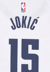 NIKE NBA Canotta Basket Uomo Nba Dri Fit Swingman Jersey No 15 Nikola Jokic Dennug White/original Team Colors da uomo