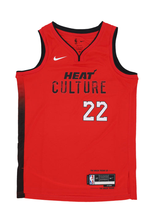 NIKE NBA Canotta Basket Uomo Nba Dri Fit Swingman Jersey No 22 Jimmy Butler Miahea University Red da uomo