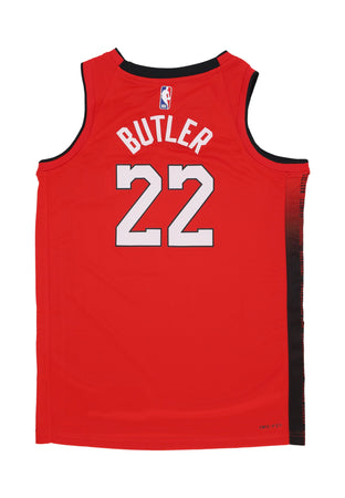 NIKE NBA Canotta Basket Uomo Nba Dri Fit Swingman Jersey No 22 Jimmy Butler Miahea University Red da uomo