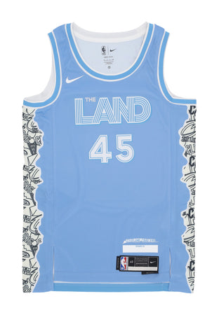 NIKE NBA Canotta Basket Uomo Nba Dri Fit Swingman Jersey No 45 Donovan Mitchell Clecav Valor Blue da uomo