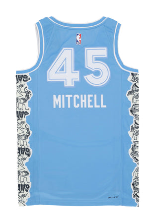 NIKE NBA Canotta Basket Uomo Nba Dri Fit Swingman Jersey No 45 Donovan Mitchell Clecav Valor Blue da uomo