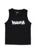 DISCLAIMER Canotta Donna W Logo Tank Black da donna