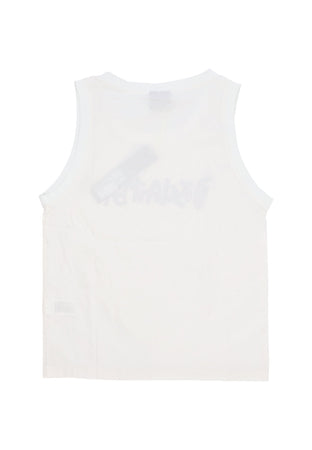 DISCLAIMER Canotta Donna W Logo Tank White da donna
