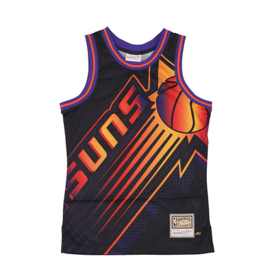 MITCHELL & NESS Canotta Tipo Basket Uomo Nba Big Face 7.0 Fashion Tank Phosun Black da uomo