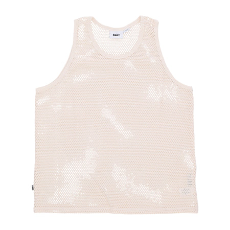 OBEY Canotta Uomo Tower Mesh Tank Unbleached da uomo